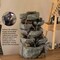 Gardenised Cascading Electric Powered 8-Tier Rock Water Fountain with LED Lights 18.5" QI004632 - alternate 6